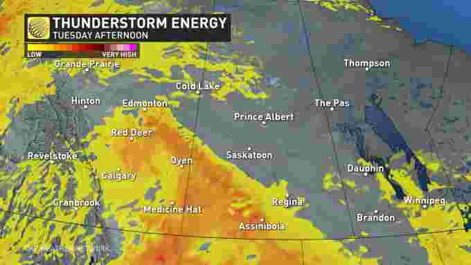 The Climate Community – Twister-warned storms transfer via the Prairies